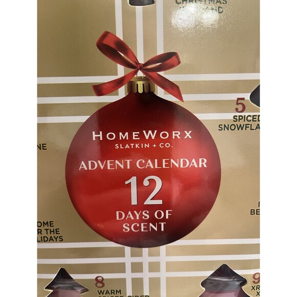 Homeworx by Harry Slatkin & Co. Candles ADVENT CALENDAR 12 Days of Scent NIB - Picture 2 of 10